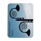 Jurassische Küste Magnet (Vertikal)