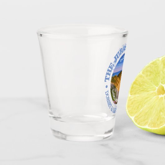 Jurassische Küste Schnapsglas (Links)