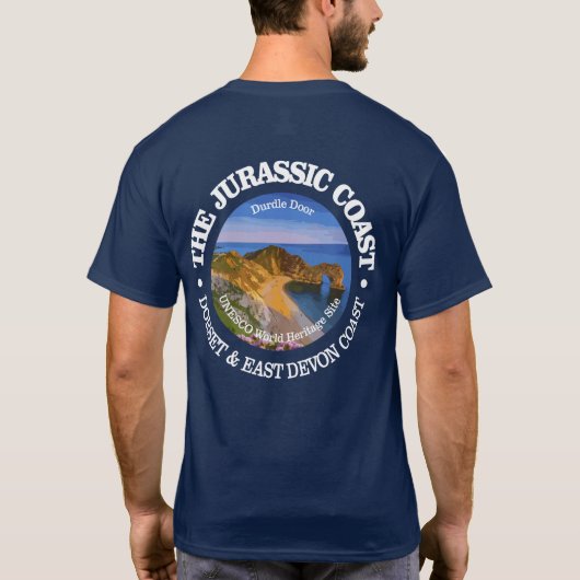 Jurassische Küste T-Shirt (Rückseite)