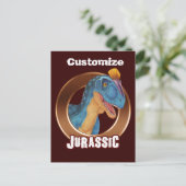 Jurassische Postkarte (Stehend Vorderseite)