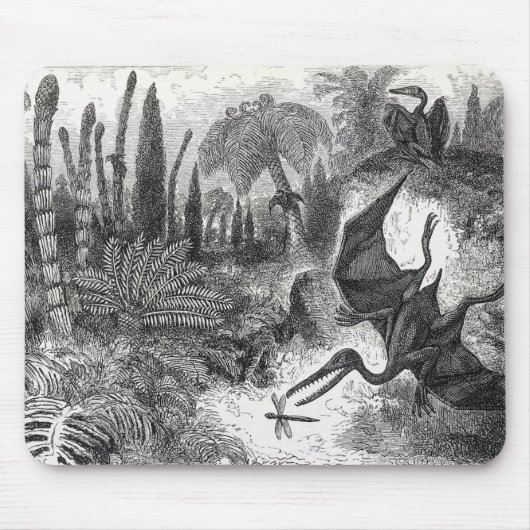 Jurassische Pterodactyls Mousepad (Vorne)