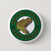 Jurassische Trails Park Ranger Button (Vorderseite)