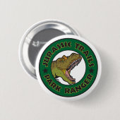 Jurassische Trails Park Ranger Button (Vorne & Hinten)