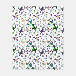 Jurassische Welt Fleecedecke