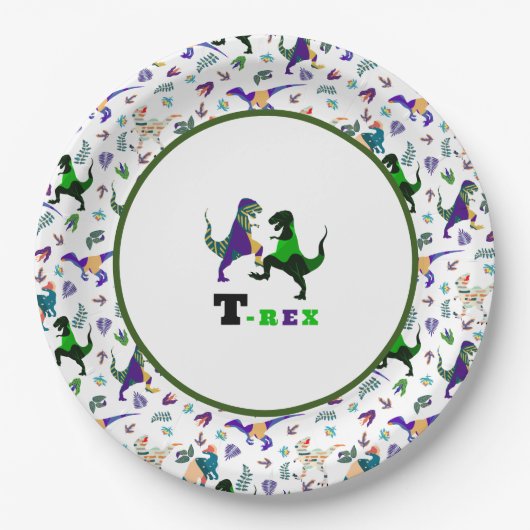 Jurassische Welt Pappteller (Vorderseite)