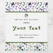 Jurassische Welt Weinetikett (Einzelnes Label)