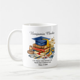 🎓Jurastudent Individueller Name & Abschluss Kaffeetasse
