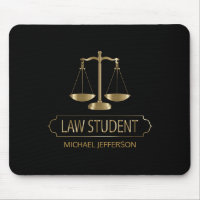 Jurastudent - Schwarzes und Gold