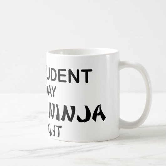 Jurastudent tödliches Ninja Kaffeetasse (Rechts)