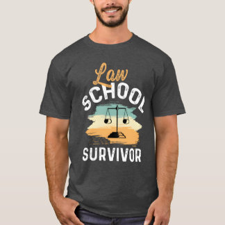 Jurastudent Überlebender Jurastudent Geschenk vint T-Shirt