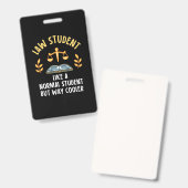 Jurastudenten sind Cooler Ausweis (Vorder- & Rückseite)