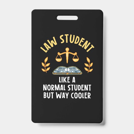 Jurastudenten sind Cooler Ausweis (Vorderseite)