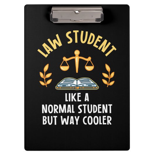 Jurastudenten sind Cooler Klemmbrett (Vorderseite)