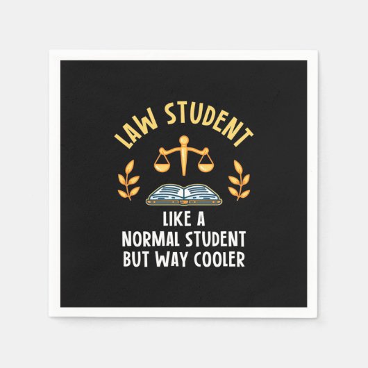 Jurastudenten sind Cooler Serviette (Vorderseite)