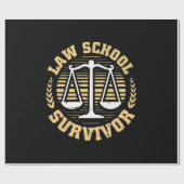 Jurastudentin Geschenkpapier (Flach)