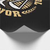 Jurastudentin Geschenkpapier (Ecke)