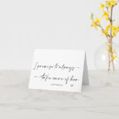 Jurastudentin kümmert sich um ihre Hochzeit Karte (Gelbe Blume)