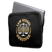 Jurastudentin Laptopschutzhülle (Vorderseite Links)