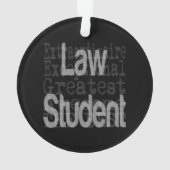 Jurastudentin Ornament (Rückseite)