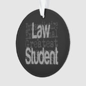 Jurastudentin Ornament (Vorderseite)