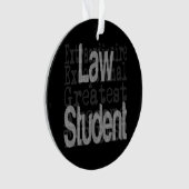 Jurastudentin Ornament (Vorderseite)