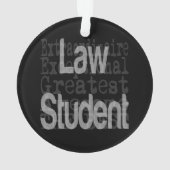 Jurastudentin Ornament (Rückseite)