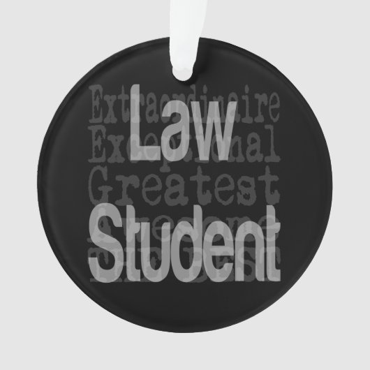 Jurastudentin Ornament (Vorderseite)