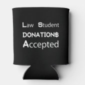 Jurastudentische Spenden akzeptiert Dosenkühler (Rückseite)