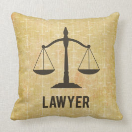 Jurastudium Abschluss Glückwunsch Skala der Justiz Kissen