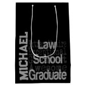 Jurastudium Extraordinaire CUSTOM Mittlere Geschenktüte (Rückseite)