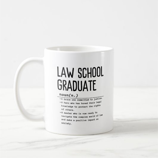Jurastudium Kaffeetasse (Links)