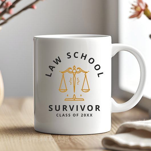 Jurastudium Survivor Funny Graduate Kaffeetasse