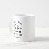 Juravater-Tagesgeschenk des weltbesten Vaters Kaffeetasse (Vorderseite Links)