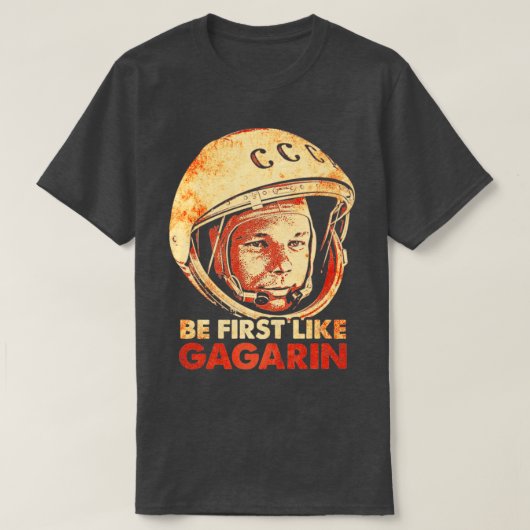 Juri Gagarin Sowjetkosmonauten Astronaut12 T-Shirt (Design vorne)