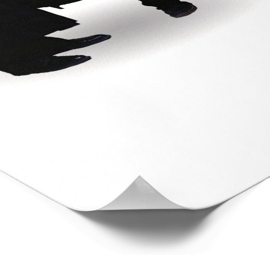 "Juris Debtor" drucken Poster (Ecke)