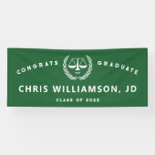 Jurist Abschluss Anwälte Glückwunsch Banner (Horizontal)