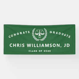 Jurist Abschluss Anwälte Glückwunsch Banner