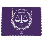 Jurist Abschluss Große Geschenktüte (Vorderseite)