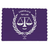 Jurist Abschluss Große Geschenktüte (Rückseite)