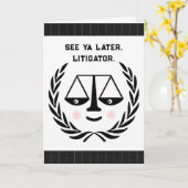 Jurist Abschluss Karte (Gelbe Blume)