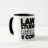 Jurist/Anwalt Tasse (Vorderseite Links)