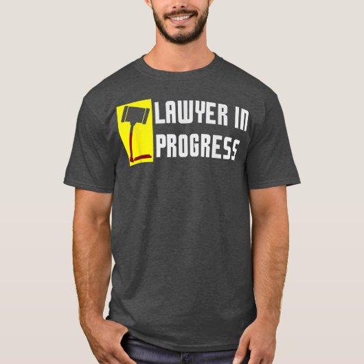 Jurist in Progress Funny Law School Studen T-Shirt (Vorderseite)