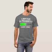 Jurist in Progress Funny Law School Student T-Shir T-Shirt (Vorne ganz)