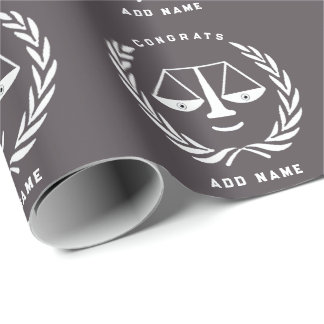 Jurist Law School Grad Geschenk Geschenkpapier