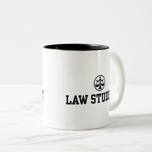 Jurist Zweifarbige Tasse (VorderseiteRechts)