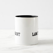 Jurist Zweifarbige Tasse (Mittel)