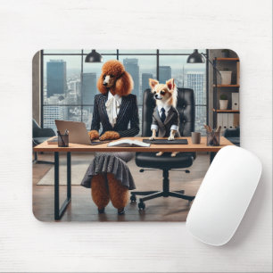 Juristen, die im Büromauspad arbeiten Mousepad