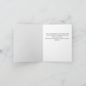 Juristen und ein Snowman Frohe Weihnachten Karte (Innenseite)