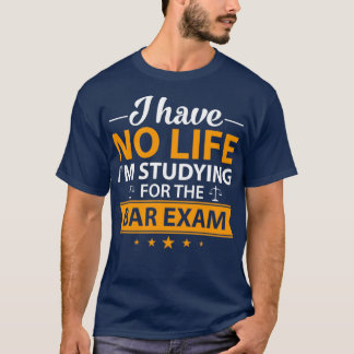 Juristenakademie für Anwälte Abschluss Bar Exam T-Shirt