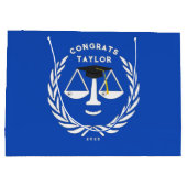 Juristenakademie Grad große Geschenktasche Geschenktüte (Rückseite)